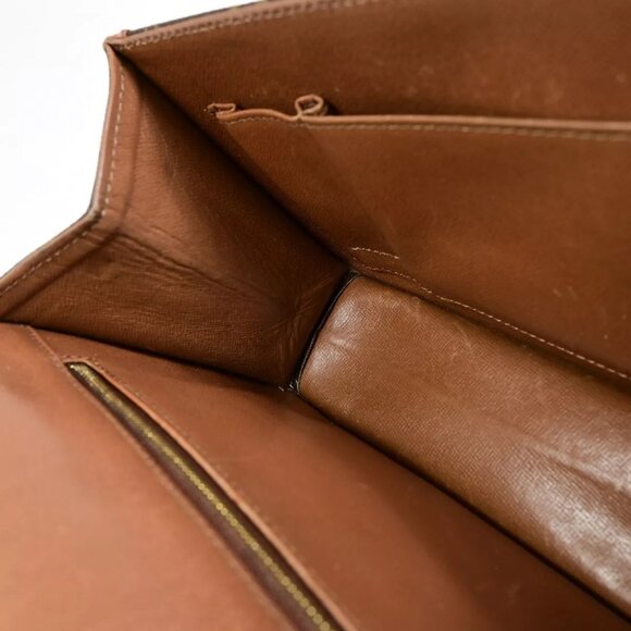 LOUIS VUITTON Pochette Dam GM Clutch Hand Bag Monogram Leather BN - Picture 13 of 15